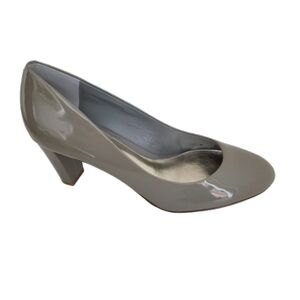 Lauren Ralph Lauren Taupe Hala Patent Leather Pumps Size 6.5